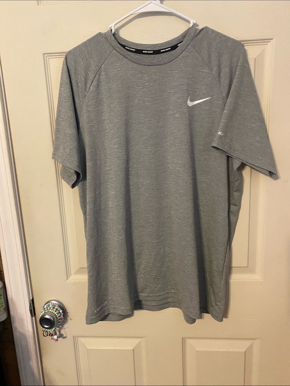 Nike Gray Dri-FIT Short-Sleeve Crew Shirt